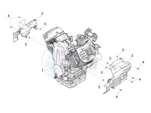 California 1400 Corazzieri 1380 drawing Engine-Completing part-Lever