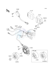 KX 250 L [KX250] (L3) [KX250] drawing GENERATOR