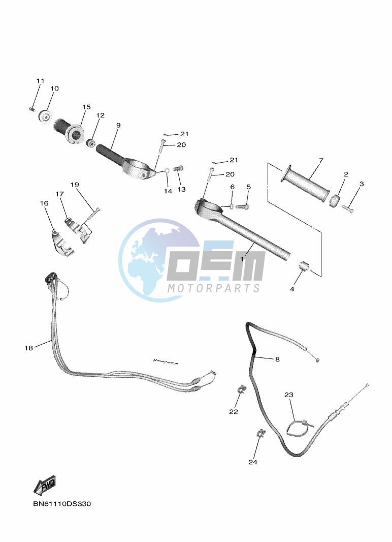 STEERING HANDLE & CABLE