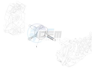 GTS SUPER- SUPER SPORT 150 4T 3V IE ABS E3-E4 (APAC) drawing Crankshaft