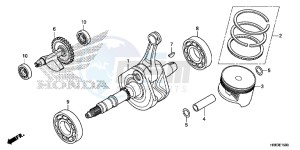 TRX500FA6H Europe Direct - (ED) drawing CRANKSHAFT/PISTON