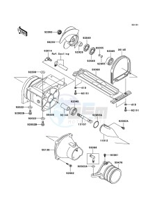 JET SKI 800 SX-R JS800A8F FR drawing Jet Pump