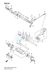 GSX-R1000 (E3-E28) drawing GEAR SHIFTING