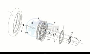 CRUISYM a 300 (LV30W2-EU) (M1) drawing FR. WHEEL