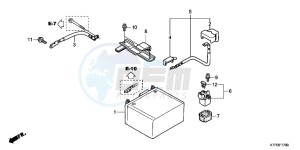 SH125RB drawing BATTERY