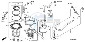 TRX420FMA Europe Direct - (ED / 4WD) drawing FUEL PUMP