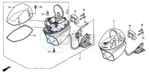 CBX750P2 drawing ROTARY PATROL LIGHT (DK/PE/2DK/MO)