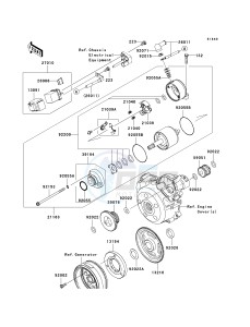 KLX 140 A [KLX140] (A8F-A9FA) A9FA drawing STARTER MOTOR