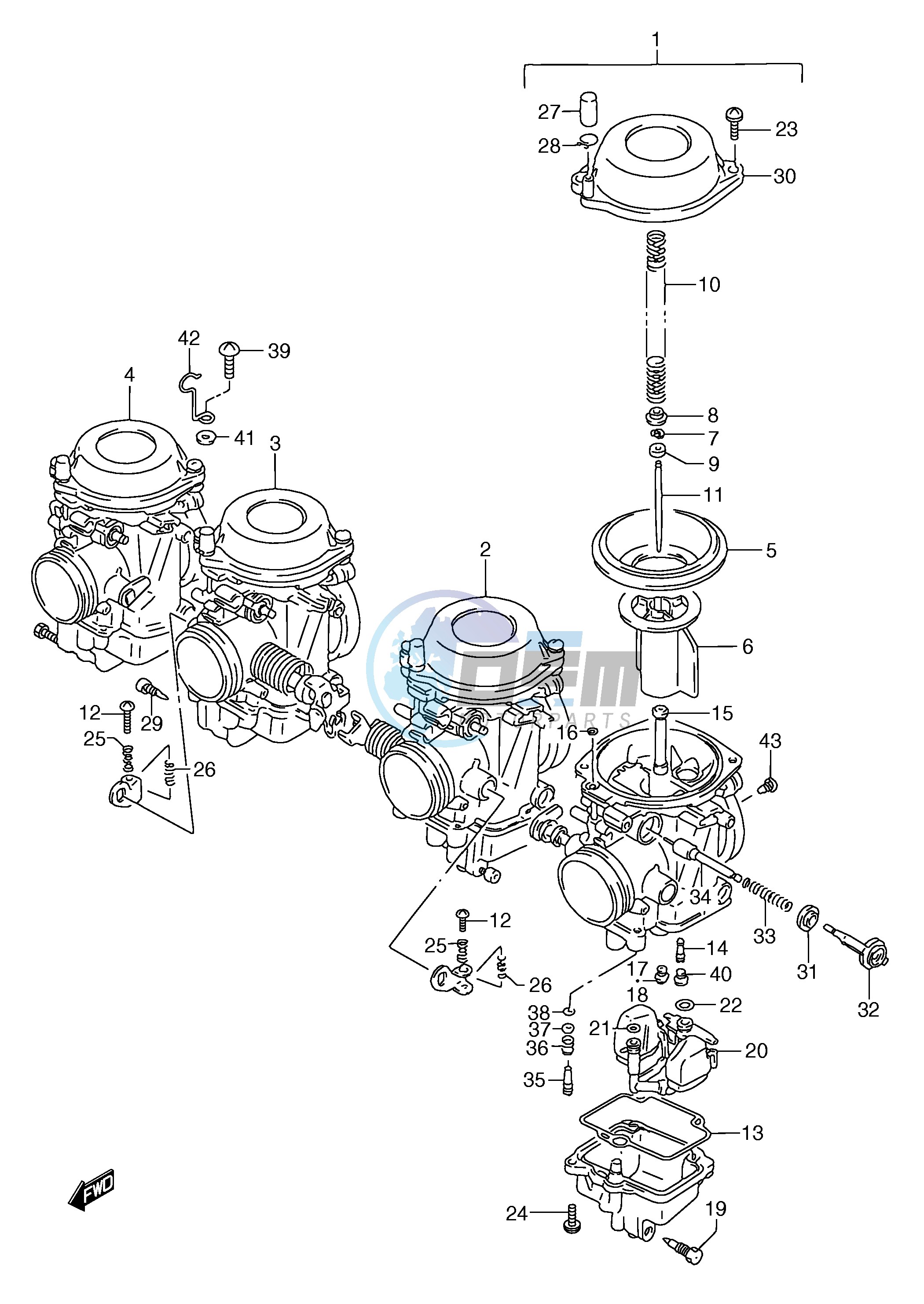 CARBURETOR (MODEL S T)