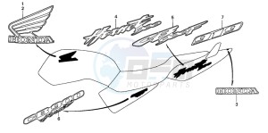 CB900F 919 drawing MARK