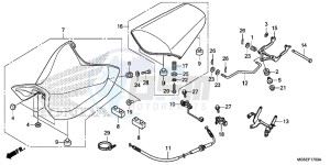 NC700SDC drawing SEAT