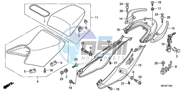 SEAT/SEAT COWL