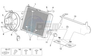 Sport City Street 125 4t 4v e3 drawing Water cooler