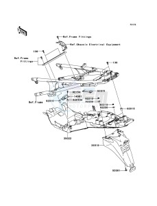 1400GTR ZG1400A9F FR GB XX (EU ME A(FRICA) drawing Rear Fender(s)