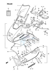 GSX1100 (E2) drawing COWLING (MODEL K 33J,24D)