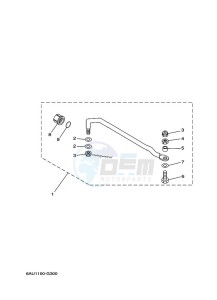 FT9-9LEP drawing STEERING-ATTACHMENT