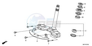 XL1000VAB drawing STEERING STEM