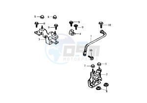 JOYRIDE - 200 cc drawing LOCK, SEAT