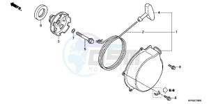 NC750XAH Europe Direct - (ED) drawing LUGGAGE LID