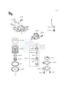 EX 250 F [NINJA 250R] (F10-F14) [NINJA 250R] drawing OIL PUMP_OIL FILTER