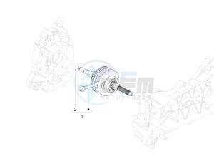 VX-VXL-SXL 150 4T 3V drawing Crankshaft