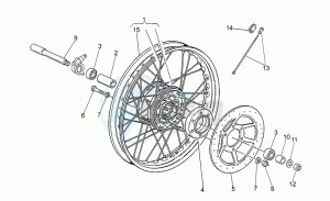 750 X Polizia - PA 2A Serie Polizia/PA 2A Serie drawing Front wheel