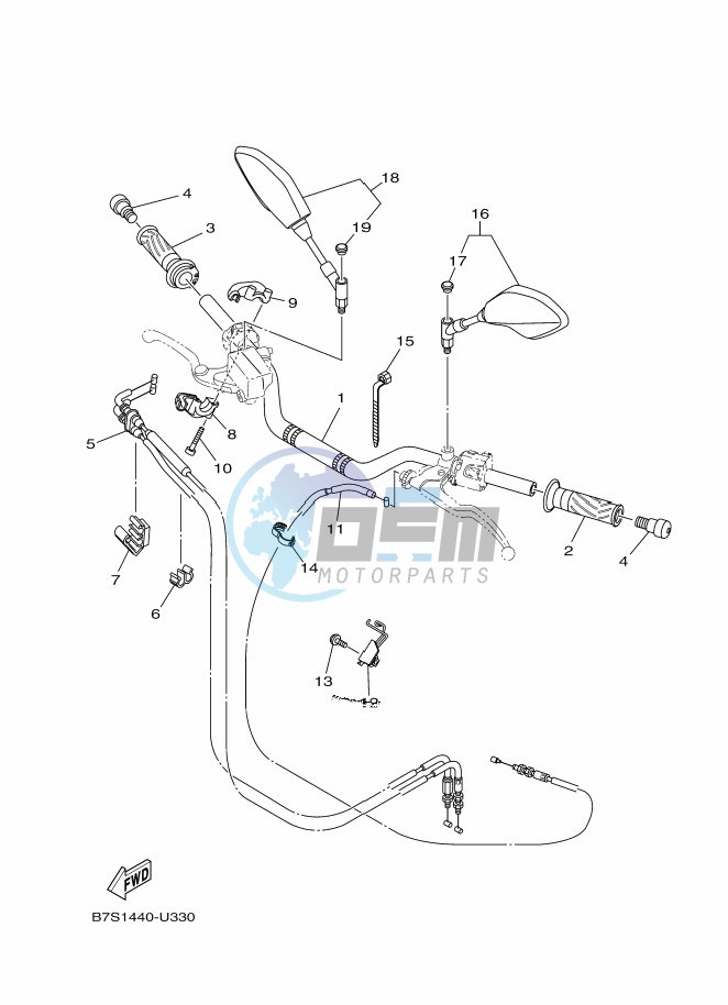 STEERING HANDLE & CABLE