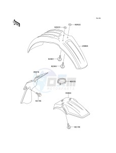 KX 60 B [KX60] (B10-B14) [KX60] drawing FENDERS