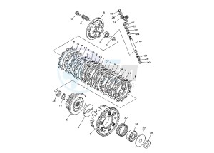 TDM ABS 900 drawing CLUTCH