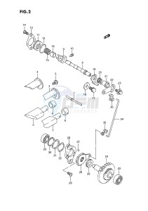 RM250 (E2) drawing EXHAUST VALVE