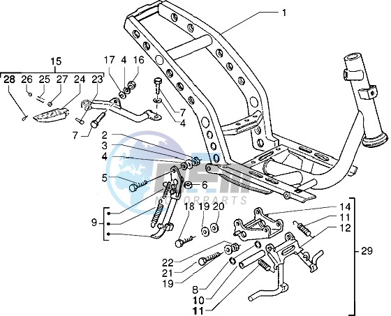 Chassis - Central stand