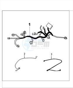 TWEET 125 PRO drawing HARNESS CONNECTOR