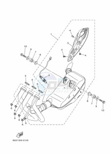 MT-09 MTN850-A (BS2M) drawing EXHAUST