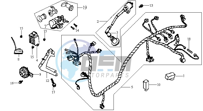 WIRING HARNASS - ELECTRONIC PARTS