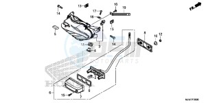 CB500F Europe Direct - (ED) drawing TAILLIGHT