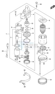 DF 300AP drawing Starting Motor