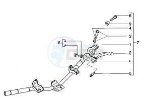 Runner VX-VXR 125-200 125 drawing Rear brake control