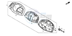 CBR600RR drawing METER