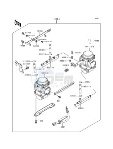 EN 500 C [VULCAN 500 LTD] (C1-C5) [VULCAN 500 LTD] drawing CARBURETOR