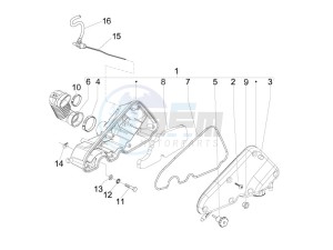 S 125 4T E3 drawing Air filter