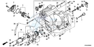 TRX420FPEC drawing FRONT CRANKCASE COVER