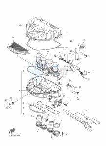 YZF-R1 (BX4D) drawing INTAKE