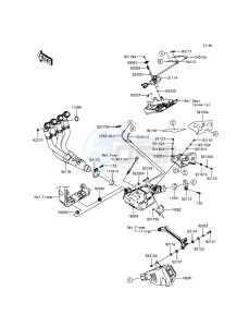 NINJA ZX-10R ZX1000JFFA FR XX (EU ME A(FRICA) drawing Muffler(s)