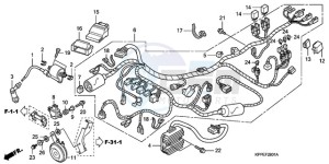 CBR125RW9 U / WH drawing WIRE HARNESS (CBR125RW7/RW9/RWA)