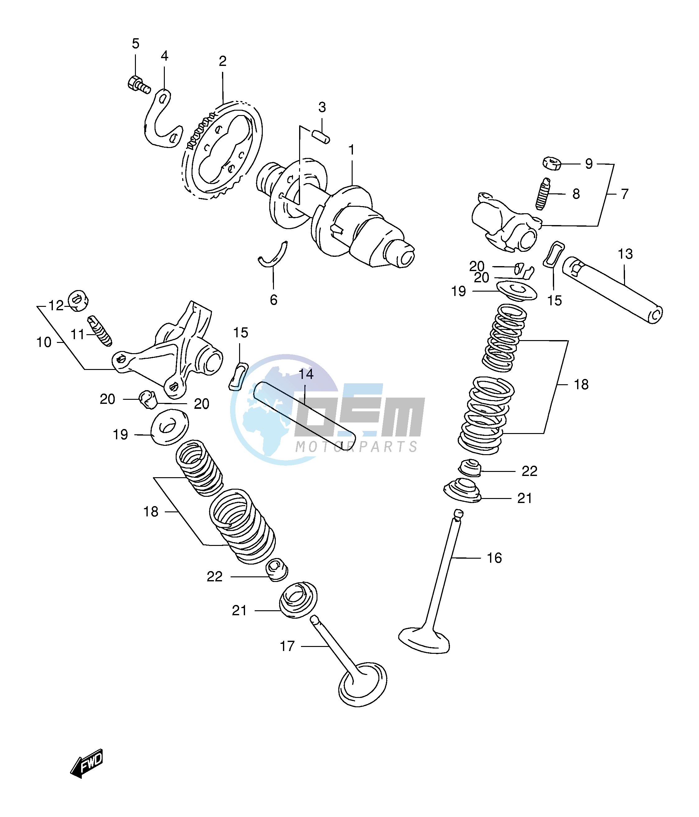 CAM SHAFT - VALVE