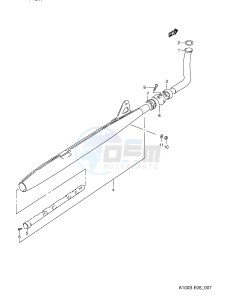 A100 (E6) drawing MUFFLER (E6,P6,P23)