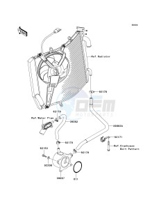 KRF 750 F [TERYX 750 4X4 NRA OUTDOORS] (F8F) C9FA drawing OIL COOLER