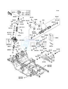 MULE_4010_TRANS_4X4_DIESEL KAF950GDF EU drawing Frame