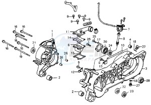 CITY 50 drawing CRANKCASE