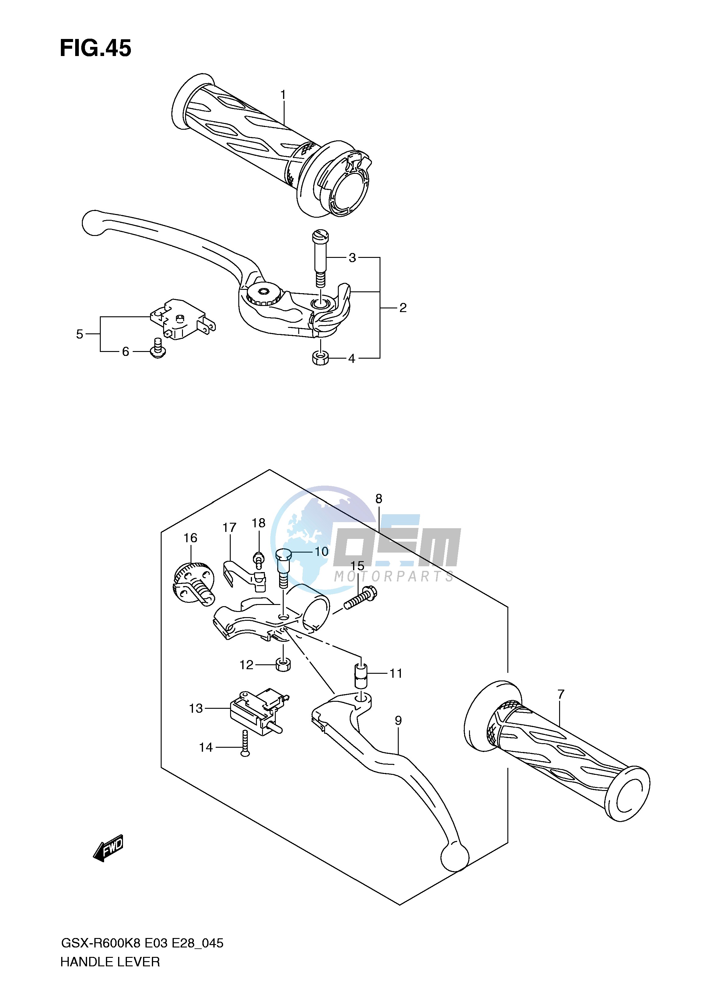 HANDLE LEVER